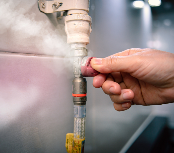 foto instalación gas